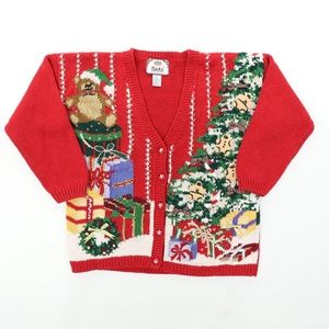 Vintage 90s Tiara International Ugly Xmas Sweater